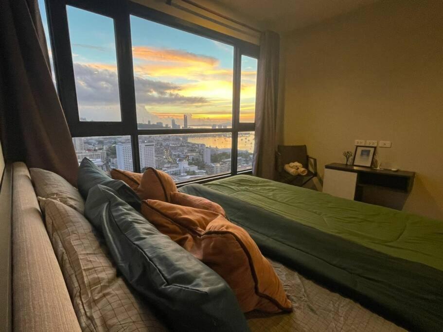 The Base Central Pattaya 2Bed King&Queen Sky Seaview & Infinity Pool Buitenkant foto