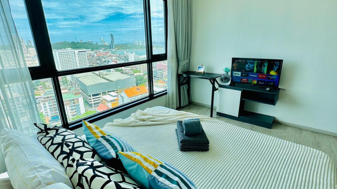 The Base Central Pattaya 2Bed King&Queen Sky Seaview & Infinity Pool Buitenkant foto