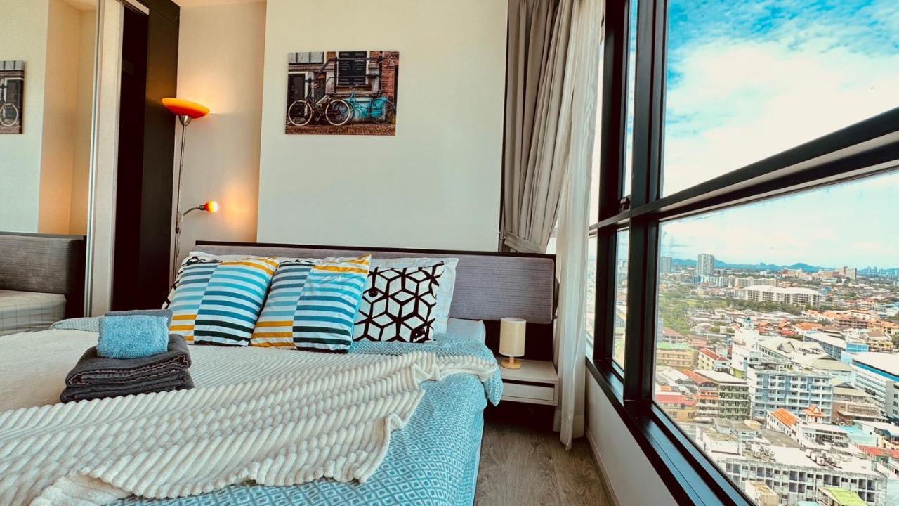 The Base Central Pattaya 2Bed King&Queen Sky Seaview & Infinity Pool Buitenkant foto